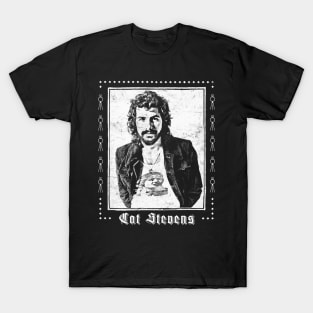 Cat Stevens // Retro Fan Artwork Design T-Shirt